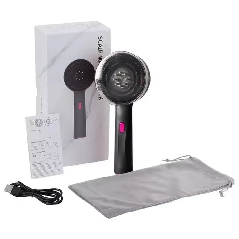 Revitalize Your Hair with the 3 Modes Electric Massage Comb - Portable Red Light Laser Comb for Scalp Health and Nourishment